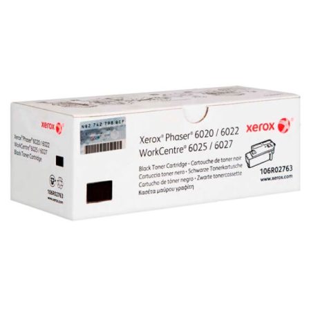 Toner Xerox 106R02763 Negro 2,000 páginas