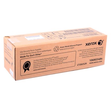Toner Xerox 106R03484 Negro 2,500 páginas