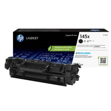 Toner HP W1450X (145X) Negro 3,800 páginas