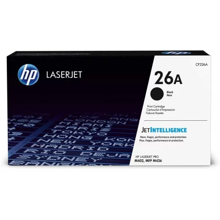 Toner Hp 26A (CF226A) M402 Negro 3,100 Pag LaserJet Pro M402dn
