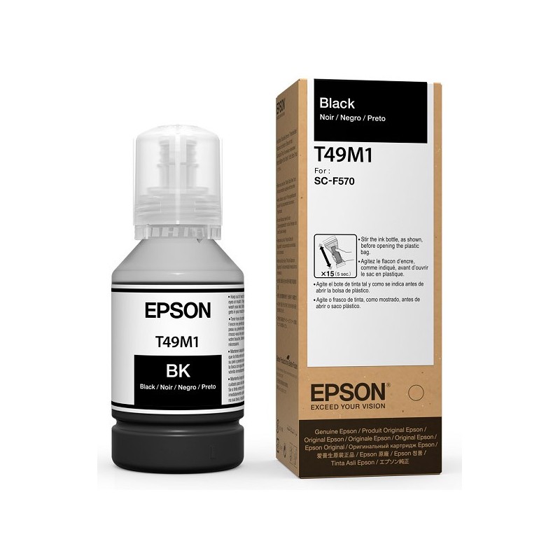 Botella de Tinta Epson T49M120 Negro 140ML