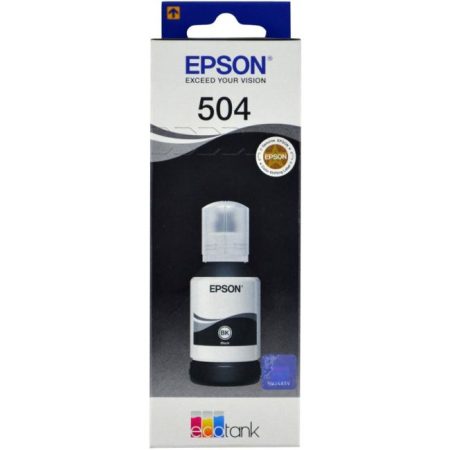 Botella de Tinta Epson T504 (T504120) Negro 127ml