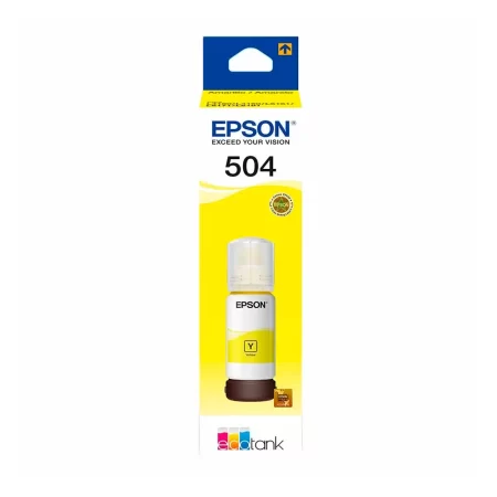 Botella de Tinta Epson T504 (T504420) Yellow 70ml