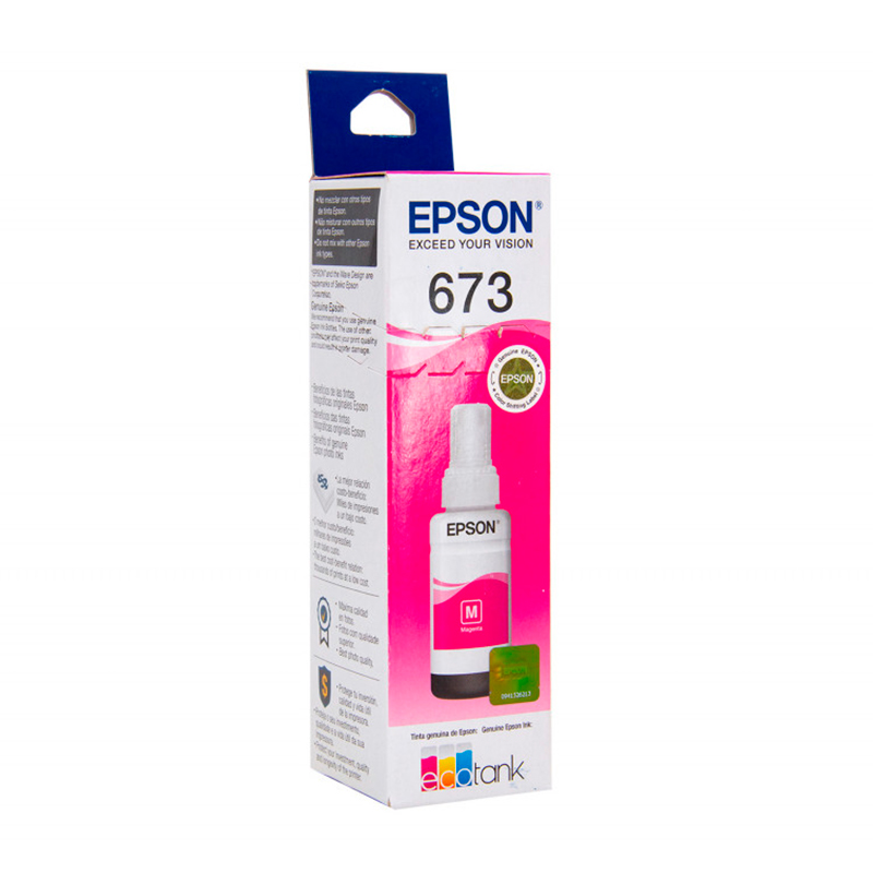 Botella de Tinta Epson T673 (T673320) Magenta 70ml