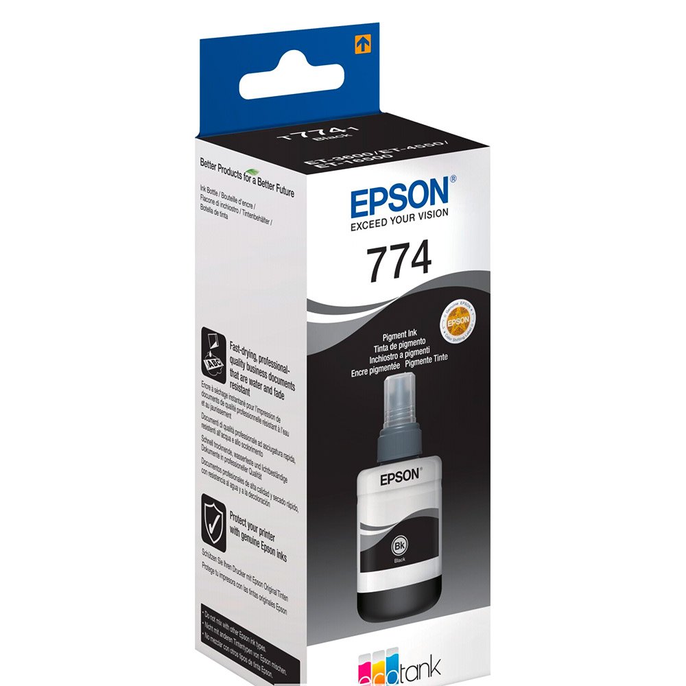Botella de Tinta Epson T774 (T774120) Negro 130ml