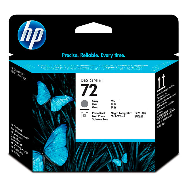 Cabezal HP 72 (C9380A) Gris & Photo Black 230 paginas