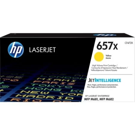 Toner Hp 657X (CF472X) Yellow 23,000 Pag LaserJet Pro M681z