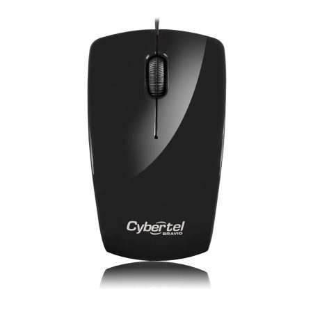 Mouse Cybertel Bravio M216 Black USB Retractil