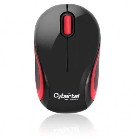 Mouse Cybertel M300 Inalambrico Prince Red/Black