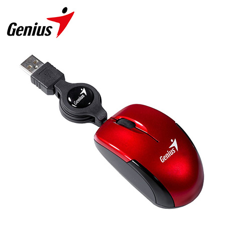 Mouse Genius Micro Traveler V2 USB Ruby (0022662)