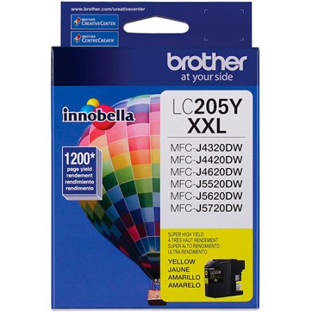 Tinta Brother LC-205Y Yellow 1,200 paginas