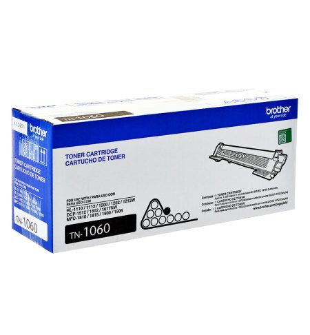 Toner Brother TN-1060 Negro, Rendimiento 1000pag.
