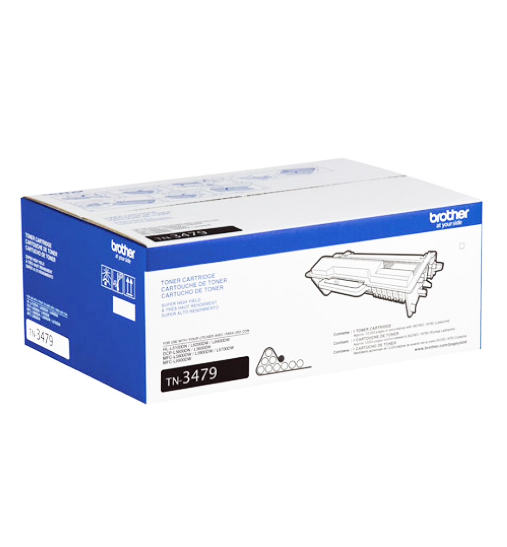 Toner Brother TN-3499 Negro, rendimiento 20,000pg