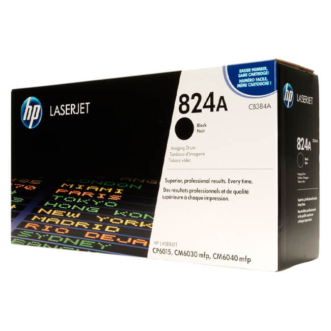 Tambor Hp CB384A (824A) Negro 35,000 Pag LaserJet Color CP601