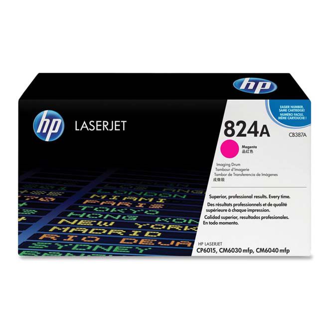 Tambor Hp CB387A (824A) Magenta 35,000 Pag LaserJet Color CP601