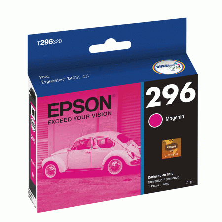 Tinta Epson T296320 (296) Magenta 250 Pag