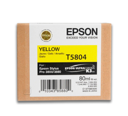 Tinta Epson T580400 Yellow (80ML)  720 Pag