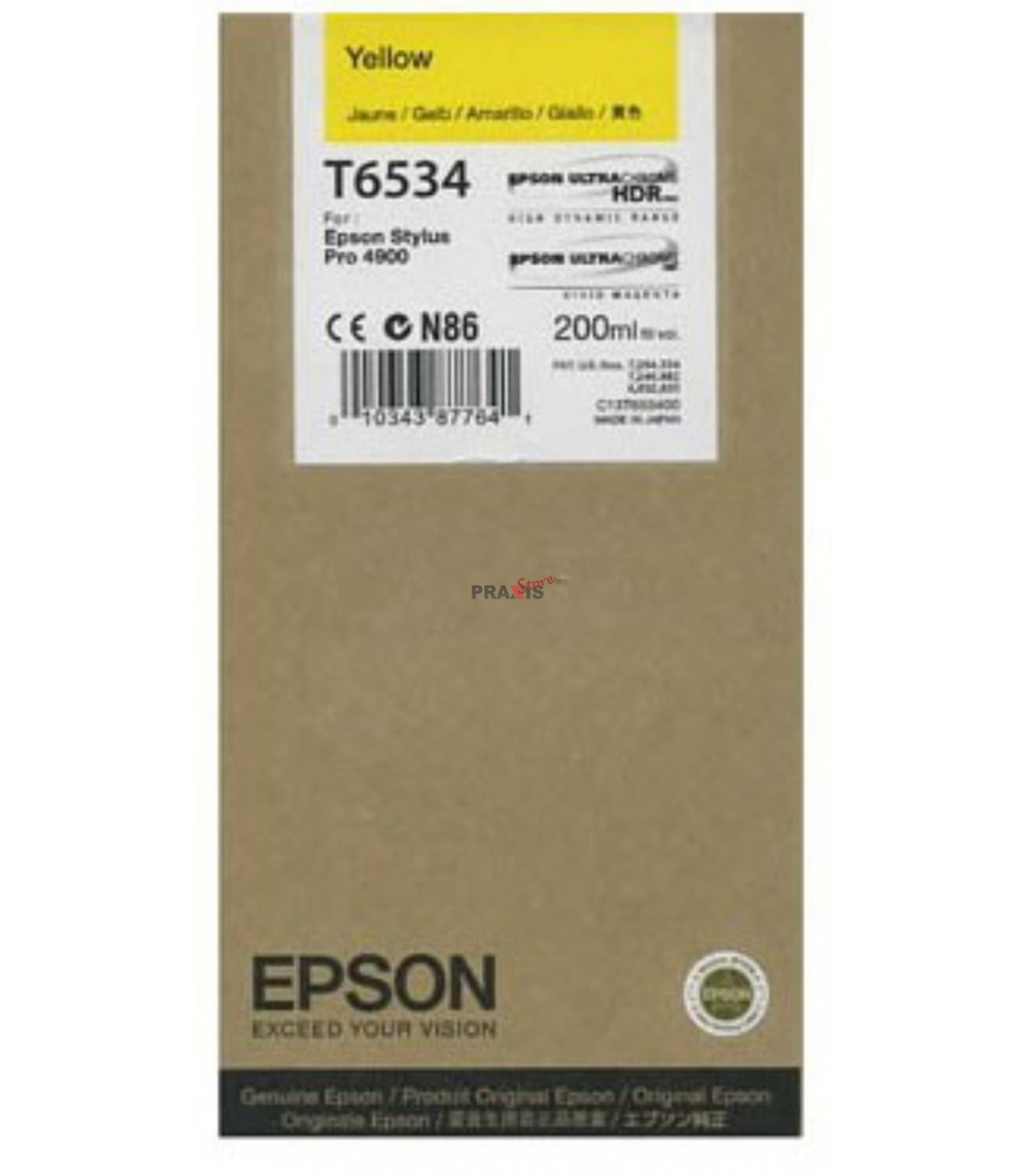 Tinta Epson T653400 Yellow (200ML)