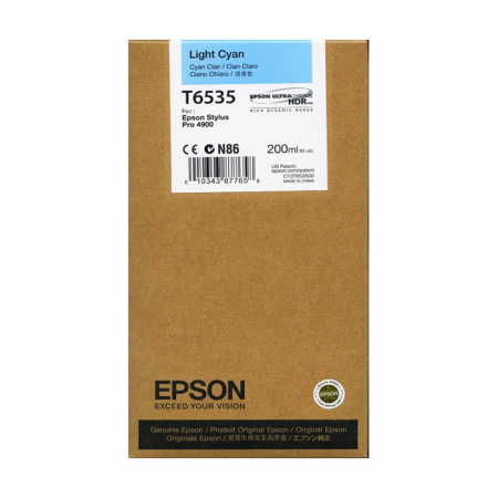 Tinta Epson T653500 Light Cyan (200ML)