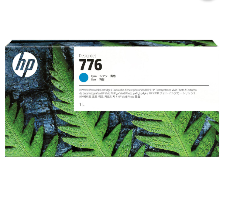Tinta HP 1XB09A (776) Cyan 1LT