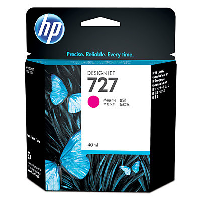 Tinta HP B3P14A (727) Magenta 40ML DesignJet T1500