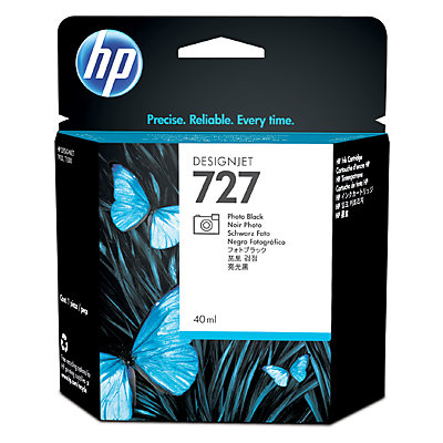 Tinta HP B3P17A (727) Photo Black 40ML DesignJet T1500