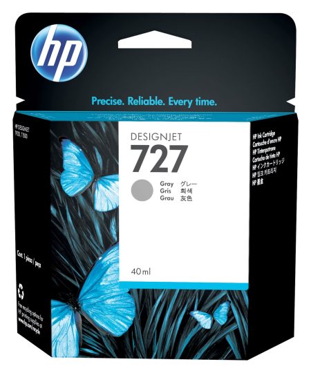 Tinta HP B3P18A (727) Gray 40ML DesignJet T1500