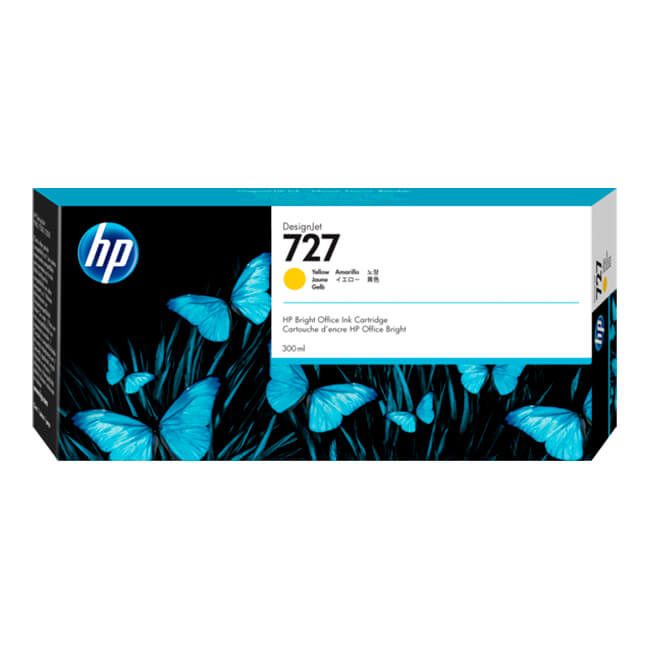 Tinta HP F9J78A (727A) Yellow 300ML DesignJet T1500