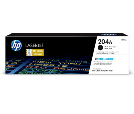Tóner HP 204A (CF510A) Negro 1,100 Pag Color LaserJet Pro MFP M180nw
