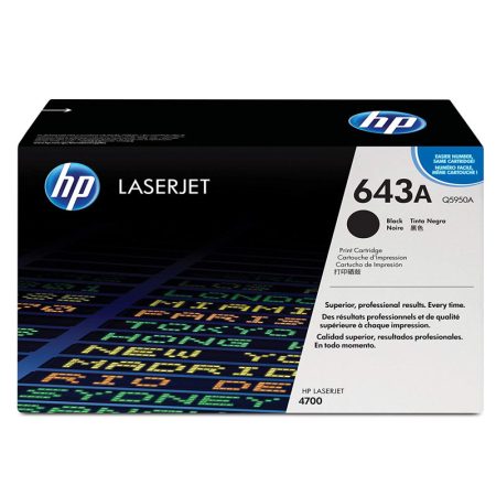 Tóner Hp 643A (Q5950A) Negro 11,000 Pag Color LaserJet 4700