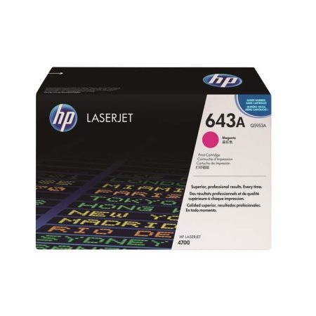 Tóner Hp 643A (Q5953A) Magenta 10,000 Pag Color LaserJet 4700