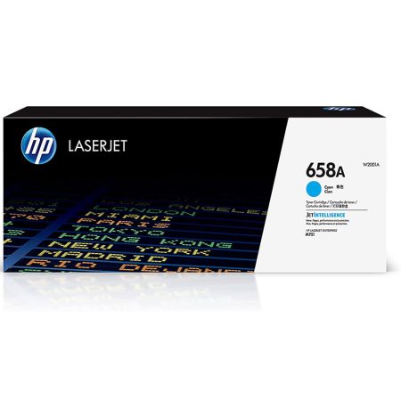 Tóner Hp 658A (W2001A) Cyan 6,000 Pag Color LaserJet Enterprise M751