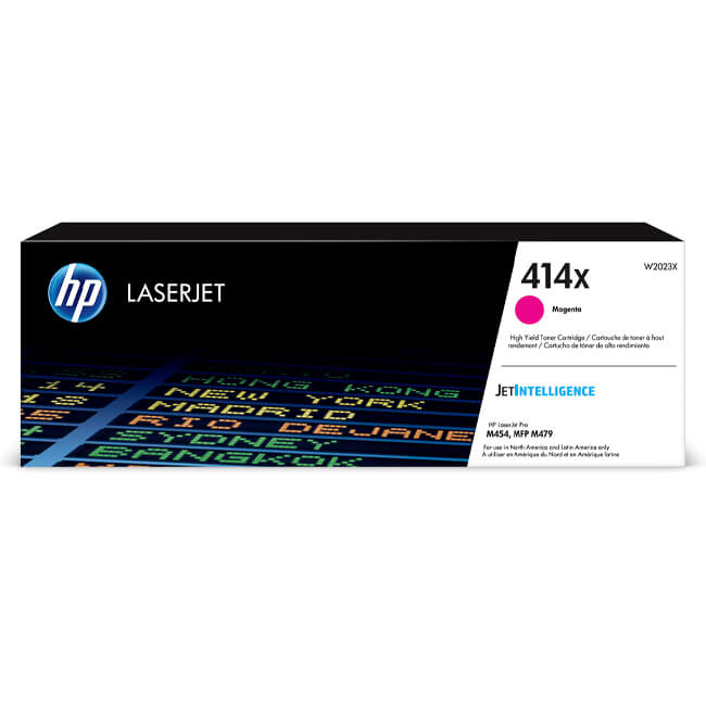 Tóner Hp 414X (W2023X) Magenta 6,000 Pág Color LaserJet Pro M454