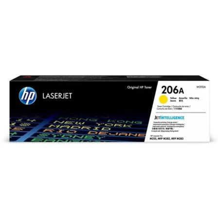 Tóner Hp 206A (W2112A) Yellow 1,250 Pág Color LaserJet Pro M454