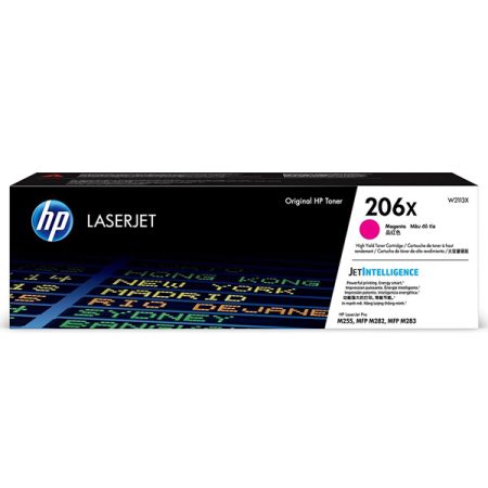 Tóner Hp 206X (W2113X) Magenta 2,450 Pág Color LaserJet Pro M454