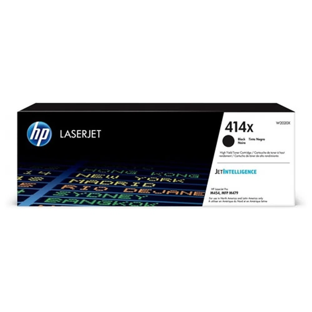 Tóner Hp 414X (W2020X) Negro 7,500 Pág Color LaserJet Pro M454
