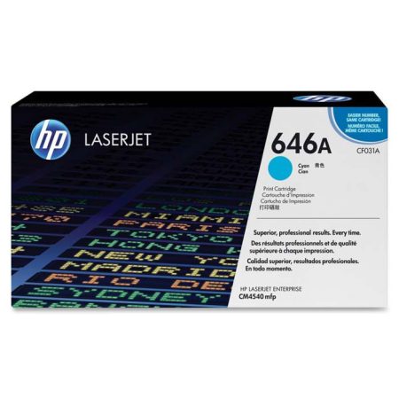 Toner Hp 646A (CF031A) Cyan 12,500 Pag LaserJet Pro