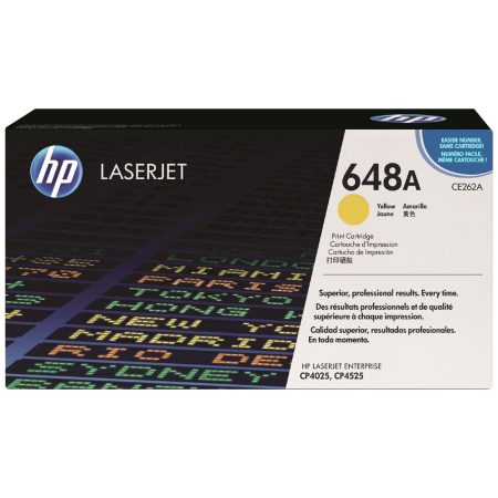 Tóner Hp CE262A (648A) Yellow 11,000 Pag LaserJet Pro CM4540