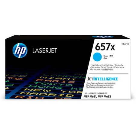 Toner Hp 657X (CF471X) Cyan 23,000 Pag LaserJet Pro M681z