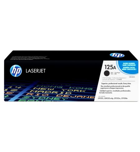 Toner Hp 125A (CB540A) Negro 2,200 Pag LaserJet CP1210