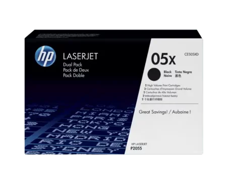 Toner Hp 05XD (CE505XD) Negro 6,500 Pag LaserJet P2050