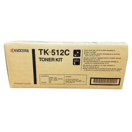 Tóner Kyocera TK-512C Cyan 8,000pag