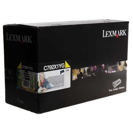 Tóner Lexmark C792X1YG Yellow 20,000pag