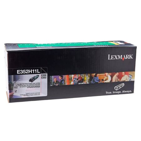 Tóner Lexmark E352H11L Negro 9,000pag
