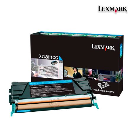 Tóner Lexmark X748H1CG Cyan 10,000pag