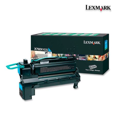 Tóner Lexmark X792X1CG Cyan 20,000pag