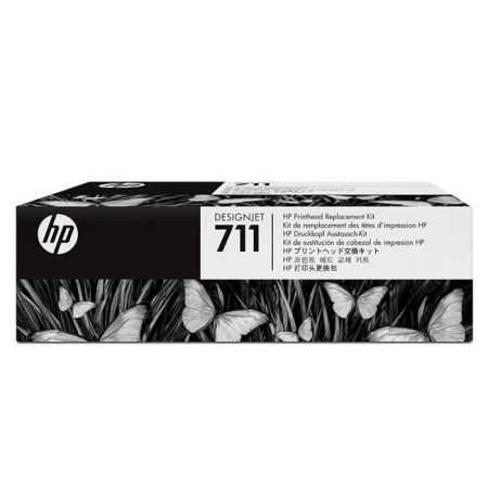 Cabezal HP 711 (C1Q10A) Negro y Color 1,300 paginas