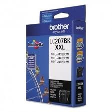 Tinta Brother LC-207BK Negro 1,200 paginas