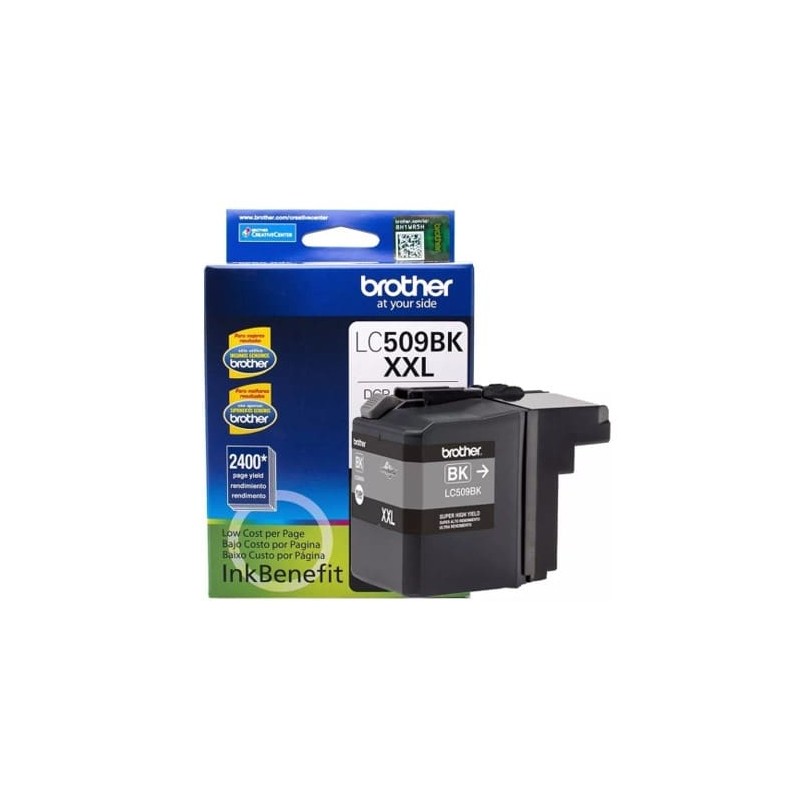 Tinta Brother LC-509BK Negro 2,400 paginas