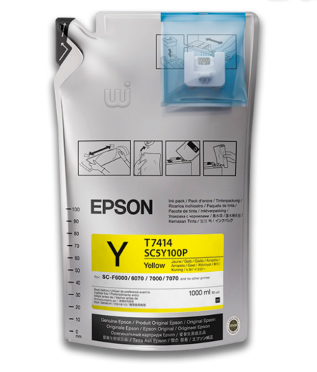 Tinta Epson T741400 Yellow 1LT SureColor SC-F6000